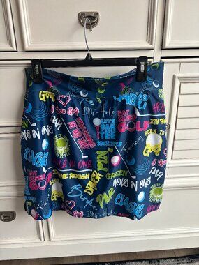 Skort Obsession - TEE TIME NAVY GOLF SKORT, Size L